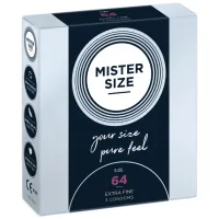 mister size prezerwatywy 64 mm 3 szt. - indywidualny rozmiar, komfort