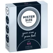mister size prezerwatywy 64 mm 3 szt. - indywidualny rozmiar, komfort