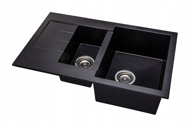 ZLEW ZLEWOZMYWAK GRANIT 8 kolorów 76x48 + SYFON zdjęcie 2