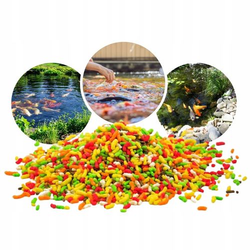 POKARM KARMA PASZA ZANĘTA GRANULAT DLA RYB KOI KARPI NA OCZKO WODNE na Arena.pl