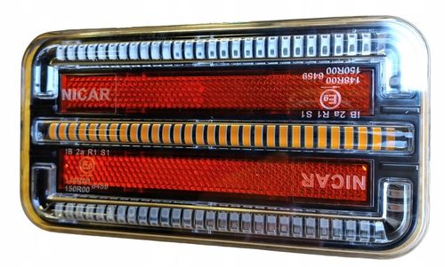 Lampy tylne ledowe Lampa tylna zespolona LED do przyczepek 3 funkcje 12-24V na Arena.pl