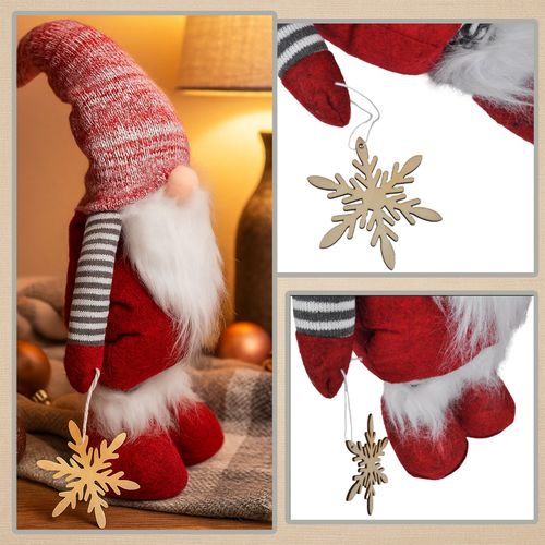 Figurka świąteczna skrzat krasnal na święta teleskopowe nogi 80cm na Arena.pl