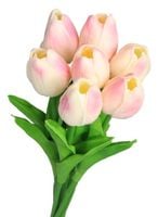 Tulipany sylikonowe piankowe gumowe jak żywe 34cm 7szt bukiet