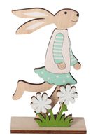 ZAJĄC ZAJĄCZEK WIELKANOCNY DREWNIANY OZDOBA FIGURKA