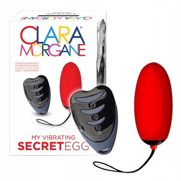 Jajeczko dopochwowe, 10 wibracji. Czerwone. zdjęcie 1