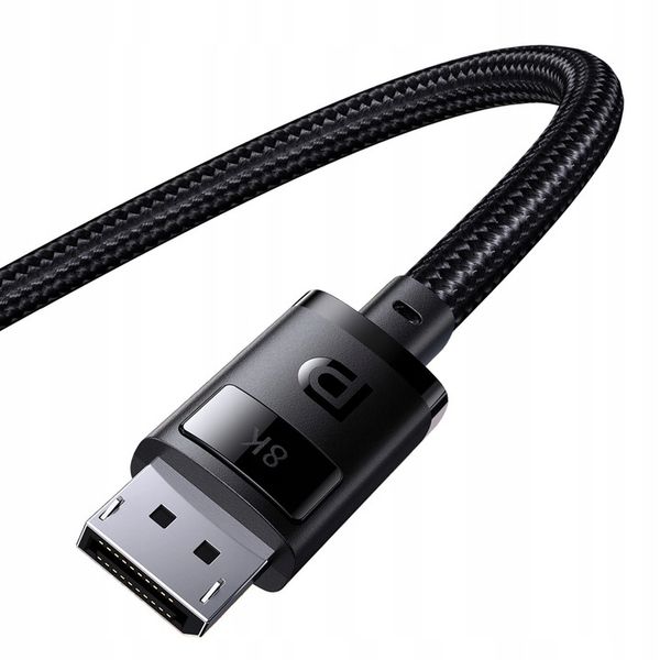 Kabel DisplayPort 8K 60Hz 2m Baseus High Definition Series - czarny zdjęcie 10