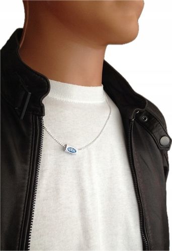 Pancerka Łańcuszek Srebrny Naszyjnik próba 925 (na PREZENT / Komunia ) na Arena.pl