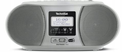 Radio sieciowe DAB+, FM TechniSat Digitradio 1990 Boombox Srebrny na Arena.pl