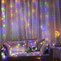 Kurtyna Ledowa (300 lampek LED) 3m x 3m MULTICOLOR / WIELOKOLOROWY