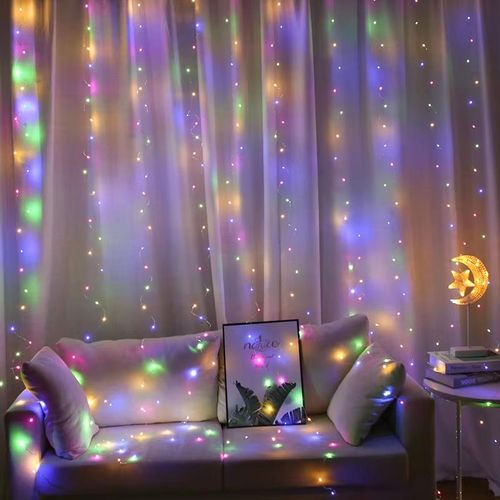 Kurtyna Ledowa (300 lampek LED) 3m x 3m MULTICOLOR / WIELOKOLOROWY na Arena.pl