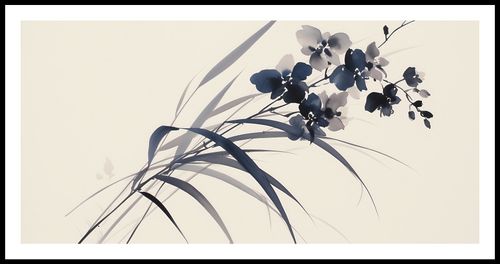 Plakat 91,3x44,5cm Orchidea w Sepii na Arena.pl