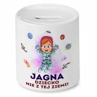 Skarbonka 330 Ml Dla Jagny Córki Dziecka Prezent Z Nadrukiem Ze Zdjęciem