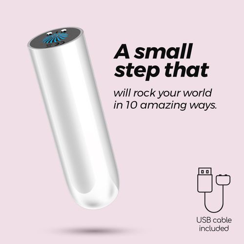 Quackers Usb Rechargeable Vibrating Bullet White Crushious na Arena.pl