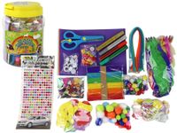 ZESTAW ARTYSTYCZNY KREATYWNY PLASTYCZNY W SŁOIKU