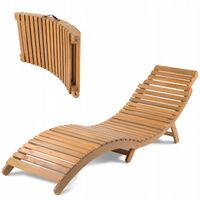 Leżak Ogrodowy Drewno Akacja Fieldmann FDZN 4009-T