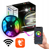 TAŚMA LED 2M RGB OŚWIETLENIE PODSZAFKOWE DO PODBITKI SUFITOWE SMART TUYA
