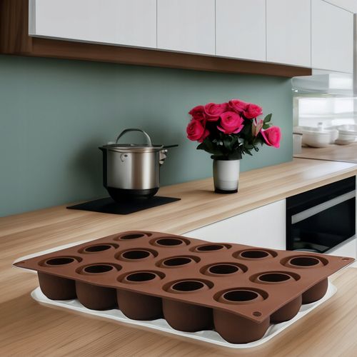FORMA SILIKONOWA DO MONOPORCJI MASY CUKIERNICZEJ CIASTA CZEKOLADY PRALIN na Arena.pl