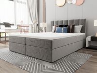 Łóżko Boxspring Kontynentalne 160x200 + Materace BONITO - OFERTA