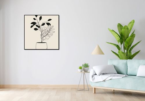 Plakat 80x80cm Prostota Doniczki na Arena.pl