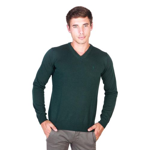 Trussardi sweter męski zielony M na Arena.pl