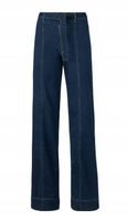ONLY Tall ONLMADISON BLUSH WIDE BELT - Wide Leg - dark blue denim S/32