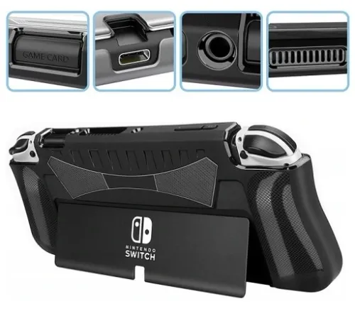 Etui do Nintendo Switch Oled 7.0 karbon czarne na Arena.pl