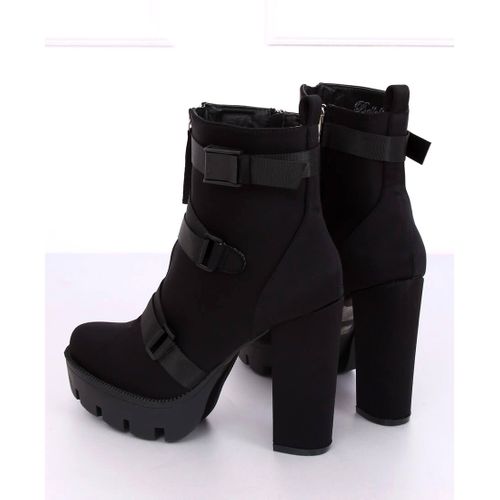 Botki na platformie czarne B9026 Black r.36 na Arena.pl