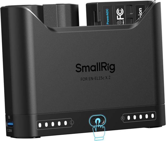 SmallRig 5486 Turbo Charging Kit for EN-EL15c Camera Batteries zdjęcie 5