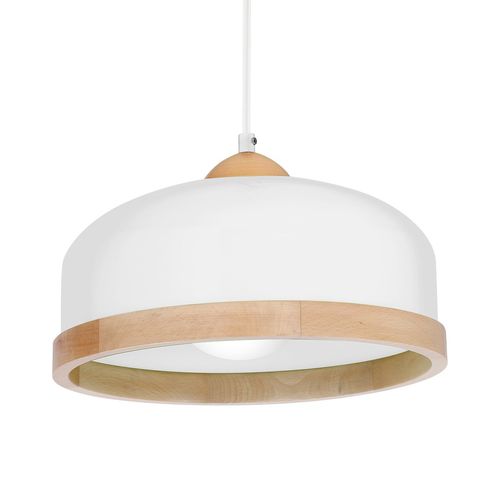 Lampa wisząca Studio Biały 1xE27 na Arena.pl