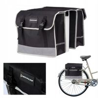 TORBA ROWEROWA SAKWA na bagażnik tył roweru duża podwójna tylna DUNLOP 26L