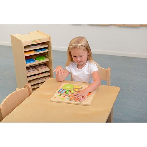 Edukacyjna Tabliczka Drewniana Liczenie Na Palc na Arena.pl