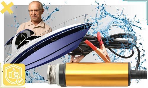 DUŻA POMPKA POMPA DO SPUSZCZANIA PALIWA ROPY OLEJU WODY ELEKTRYCZNA 24V na Arena.pl