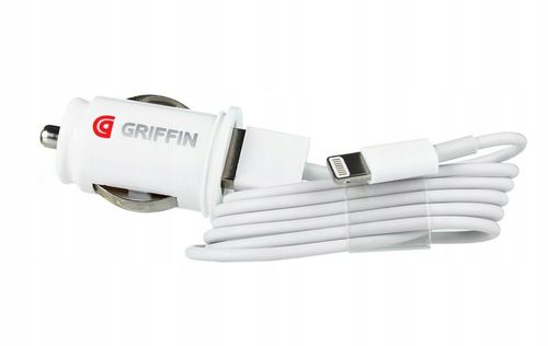 Ładowarka GRIFFIN Samochodowa + kabel do iPhone na Arena.pl