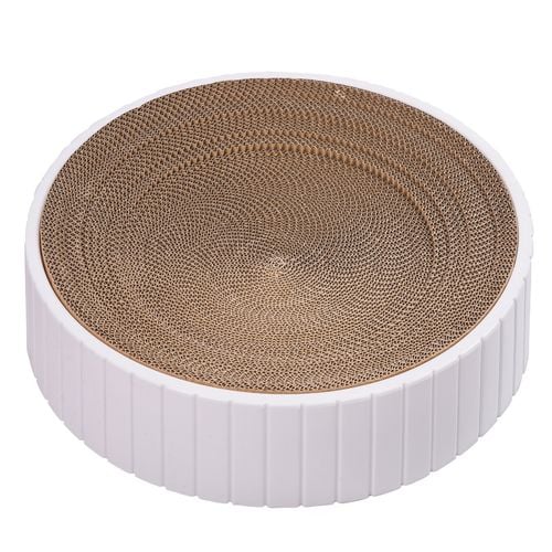 drapak dla kota z tekturki duży do drapania zabawka kot leżący okrągły na Arena.pl