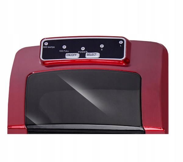 Kostkarka do lodu TCL ICE R9 15 kg/24h 2,2 litra Czerwona zdjęcie 2