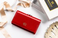 pojemny portfel damski ze skóry naturalnej i ekologicznej - rovicky