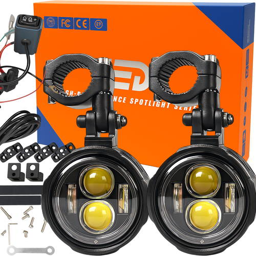 LAMPY MOTOCYKLOWE KRÓTKIE DŁUGIE HALOGENY DO MOTOCYKLA QUADÓW OFF ROADU na Arena.pl