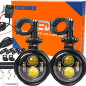 LAMPY MOTOCYKLOWE KRÓTKIE DŁUGIE HALOGENY DO MOTOCYKLA QUADÓW OFF ROADU