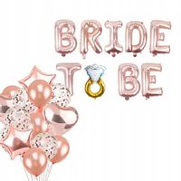 WIECZÓR PANIEŃSKI ZESTAW 14x BALONY + BRIDE TO BE