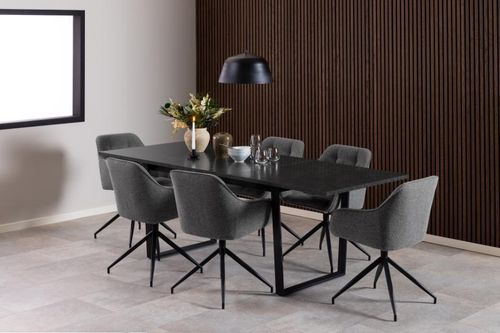 Krzesło Brooke obrotowe szare Monza na Arena.pl