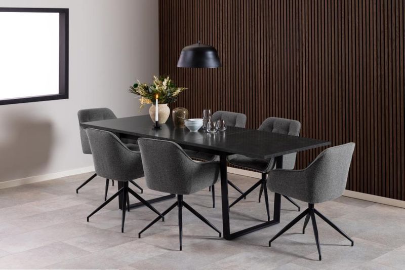 Krzesło Brooke obrotowe szare Monza zdjęcie 4