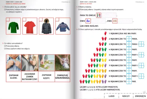 Pewny start. Poziom C. Jesień, zima. Karty pracy na Arena.pl