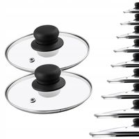 Pokrywka Szklana 14cm Do Patelni Garnka Pokrywa 2x