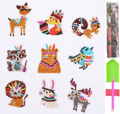 HAFT DIAMENTOWY 5D Zestaw DZIECI Najklejki PUZZLE na Arena.pl