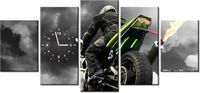 70CM 150CM ZEGAR 5 ELEM MONSTERBIKE DRUK OBRAZ
