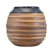 Matero Ceramiczne Miodowe - Czarne Szkliwione