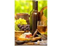 50X70CM BIAŁE CZERWONE OBRAZ PION ŚCIAN