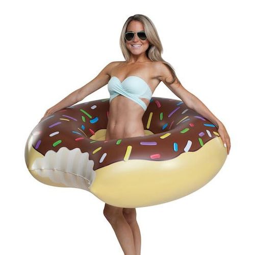 HIT! DMUCHANY DONUT PĄCZEK KOŁO DMUCHANE MATERAC na Arena.pl