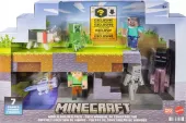 MINECRAFT EKSKLUZYWNY ZESTAW 7 FIGUREK Steve, Creeper, Enderman, Szkielet
