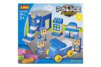 Klocki Jumei 3+ KOMISARIAT POLICJA 49 elementów, 28x26cm